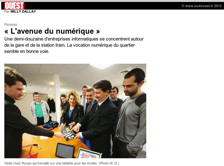 Journal sud-ouest du 27 décembre 2012